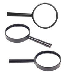 set magnifier background, isolate, search or investigation concept