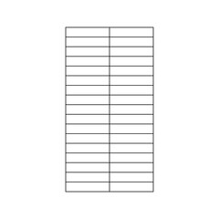 Minimalist Line Grid Shape