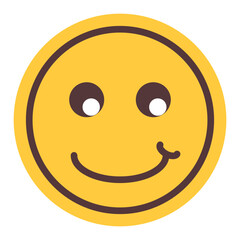 Fototapeta premium Smiley Face Sticker