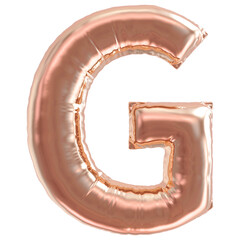 Balloon Letter G Pink Modern