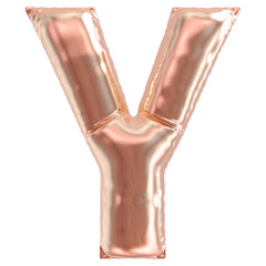Balloon Letter Y Pink Modern