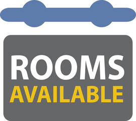 Premium Room avaliable vector icon on white background.