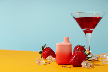 Smoking devices - electronic cigarette, concept of modern smoking