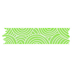 Green Washi Tape Spiral Pattern