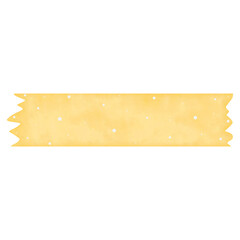 Yellow Washi Tape with Small Dot