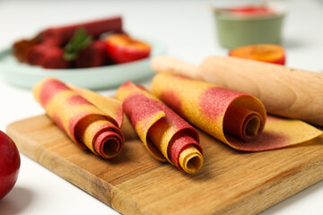 Concept of tasty and sweet food - pastille