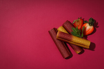 Concept of tasty and sweet food - pastille
