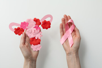 Fototapeta World Cancer day, concept of female cancer obraz