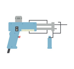handmade workshop tools. tufting gun.