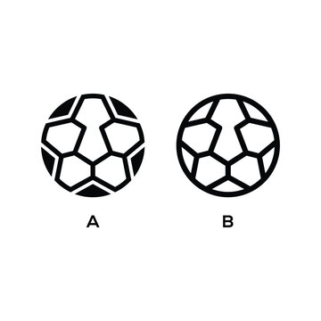 ball icon and lion logo design monoline vector art, modern logo