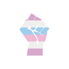 Raised fist sign. The concept of human rights symbol modern, simple, vector, icon for website design, mobile app, ui. Vector Illustration