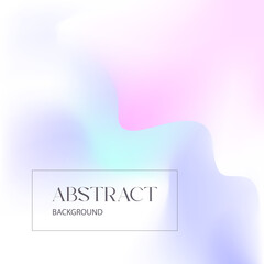 Abstract background template light design pastel gradient pink and blue color