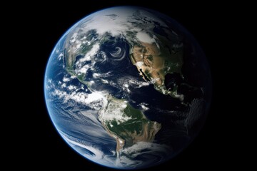 Fototapeta na wymiar Planet earth from space