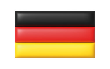 3d germany flag for concept design. Vector design background