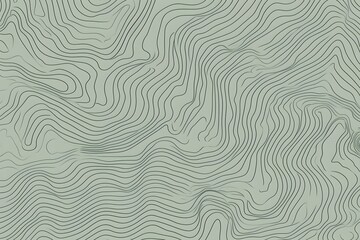 pattern of topographic contour lines, Generative AI