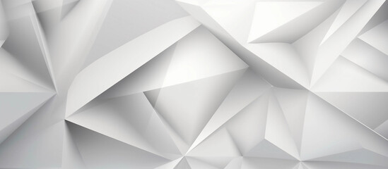 Obraz premium white abstract background with geometric patterns.