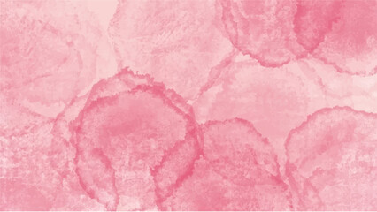 Abstract pink watercolor background.Hand painted watercolor. vector