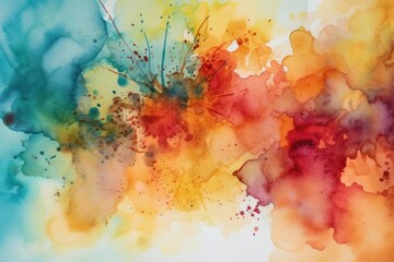 Abstract watercolor texture as background, Generative ai
