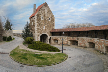 Fototapeta na wymiar Medieval bastion Rondella of Buda Castle in Budapest - Hungary