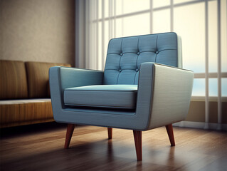 modern living room, 3D cad.