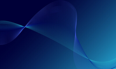 blue green color curves lines waves abstract background
