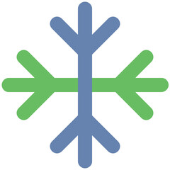 Obraz premium Eye catchy icon of ice flake 