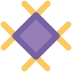 Eye catchy icon of ice flake 