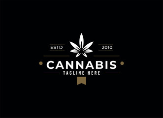 Vintage Cannabis Exclusive Logo Design