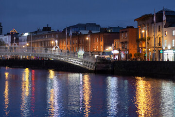 Fototapeta premium River Liffey in dublin city