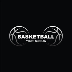 Basketball logo vector design template