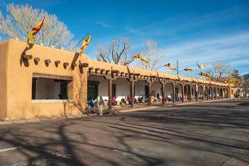 Palace of the Governors, Santa Fe Plaza, New Mexico