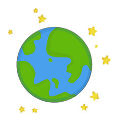 earth design over white background vector illustration