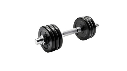 Fototapeta na wymiar a dumbbell isolated on transparent background png Generative AI