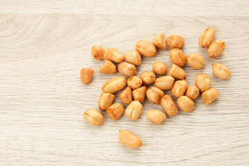 Kacang Goreng Bawang, made from peanuts with garlic and salt. Indonesian traditional snack
