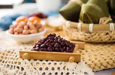 Traditional Chinese Folk Custom Dragon Boat Festival Zongzi Ingredients