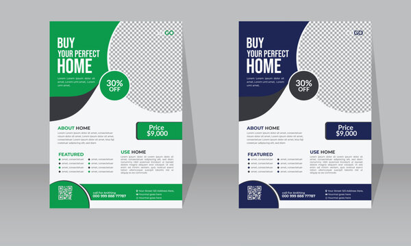 Flyer design for real estate sell, Real estate flyer Design, corporate real estate flyer template, Professional real estate flyer,