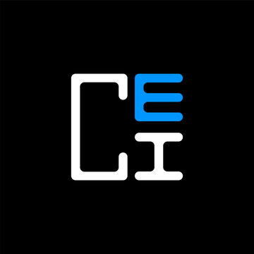 CEI letter logo abstract creative design. CEI unique design	