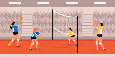 Summer Sport Background Illustration