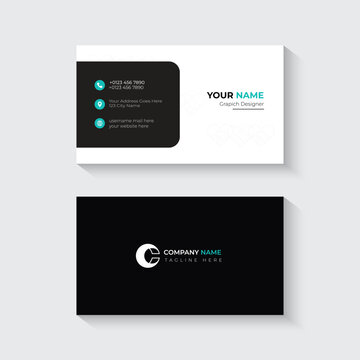 Modern and clean professional business card post
