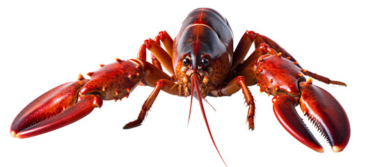 Lobster isolated on the transparent background PNG. AI generative.