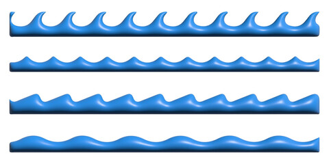 Set Of 3D Waves