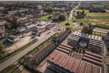 Aerial View of Lendinara Town