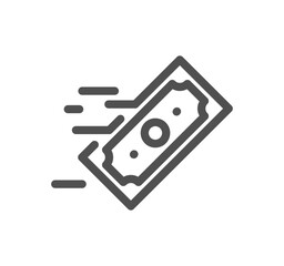 Fototapeta na wymiar Finance related icon outline and linear vector.