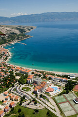 Naklejka premium Baska on the island of krk