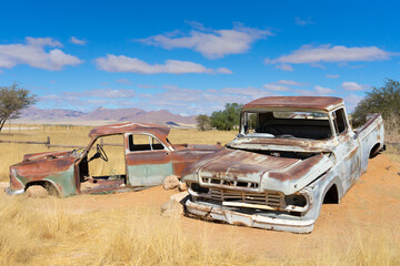 Autofriedhof in der W&uuml;ste