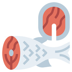 fish line icon,linear,outline,graphic,illustration