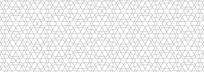 Historic Decorative All Over pattern. Vintage tilework and textiles grey Geometric Design. Abstract art. 