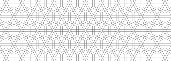 Historic Decorative All Over pattern. Vintage tilework and textiles grey Geometric Design. Abstract art. 