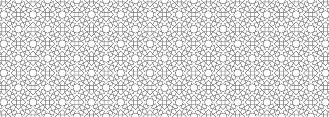 Historic Decorative All Over pattern. Vintage tilework and textiles grey Geometric Design. Abstract art. 