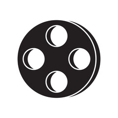 Video Camera Film Tape Reel vector